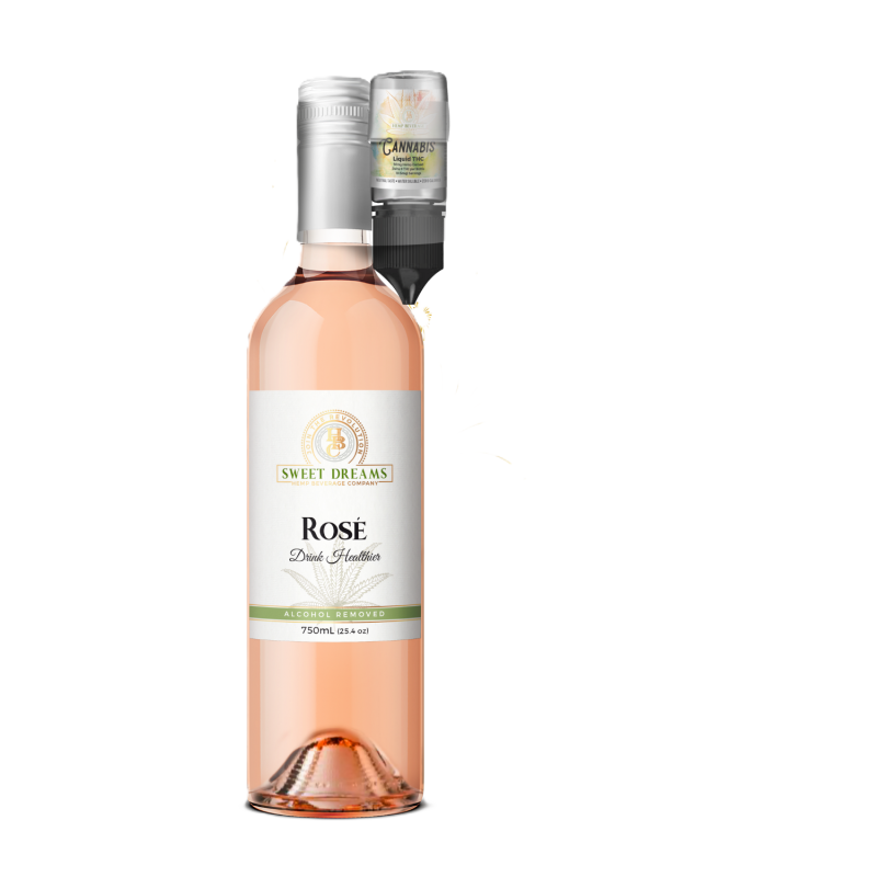 Hemp Beverage Co. N/A ROSE’ With (50mg) Liquid THC